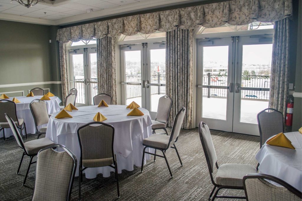 madelines banquet hall dressed up for an event